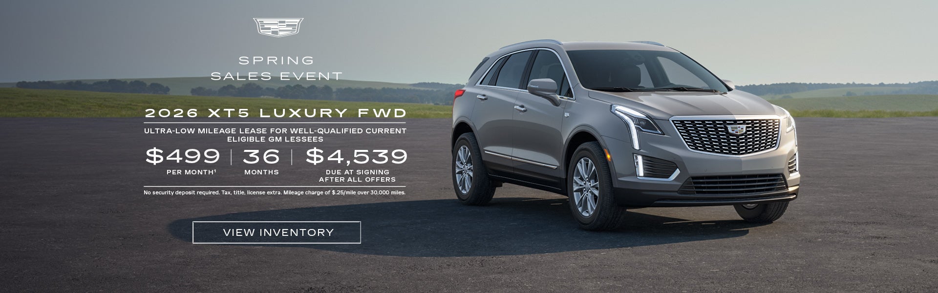 2026 XT5 LUXURY. Ultra low mileage lease for well qualified current eligible GM lessees. $499 per...